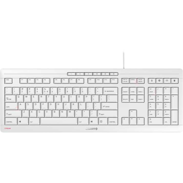 CHERRY STREAM Keyboard toetsenbord US English-Layout, SX-scissor