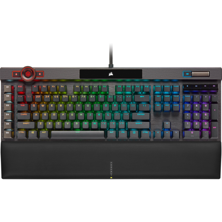 Corsair K100 RGB Optical-Mechanical Keyboard gaming toetsenbord RGB leds