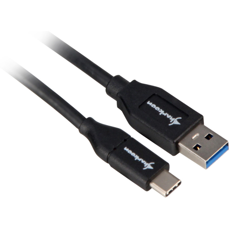 Sharkoon USB-A 3.2 > USB-C kabel 0,5 meter