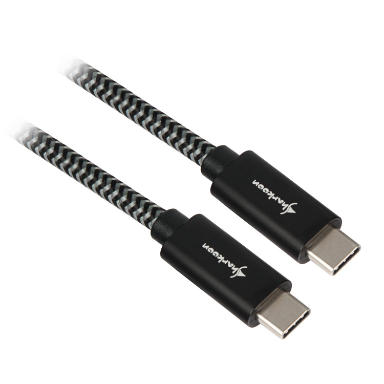 Sharkoon USB 3.2 kabel, USB-C > USB-C kabel 0,5 meter