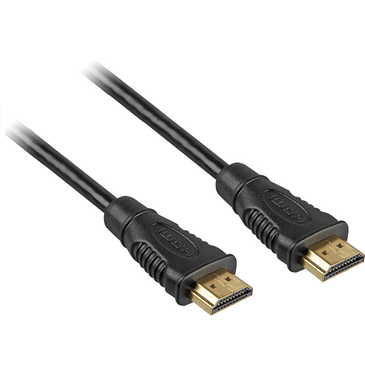 Sharkoon High Speed HDMI kabel met Ethernet kabel 5 meter, 4K, Verguld