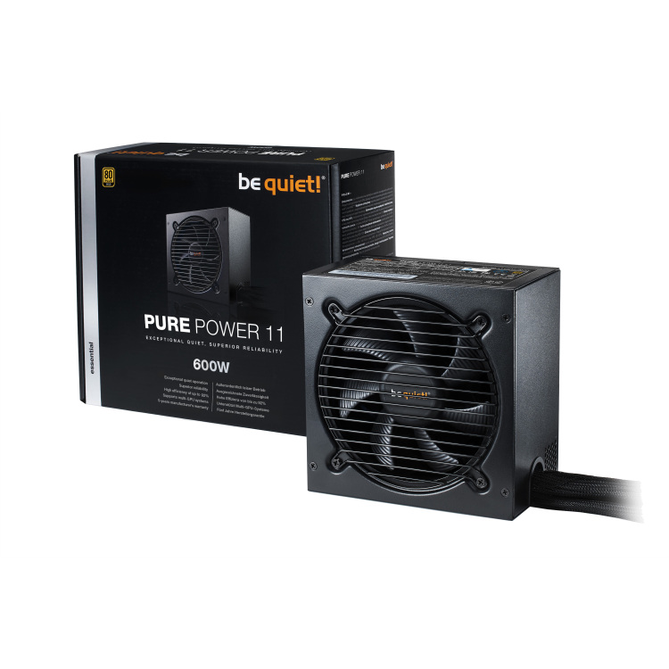 be quiet! Pure Power 11 600W voeding 4x PCIe