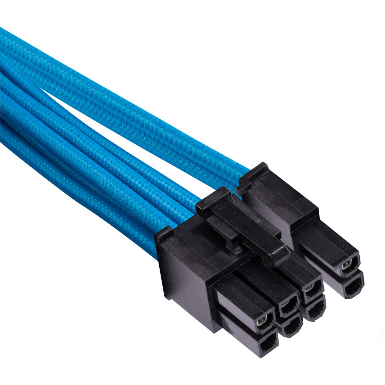 Corsair Premium Individually Sleeved PCIe Type 4 Gen 4 kabel 65 centimeter, 2 stuks