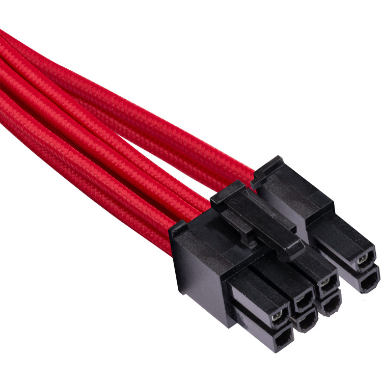 Corsair Premium Individually Sleeved PCIe Type 4 Gen 4 splitterkabel 65 centimeter, 2 stuks