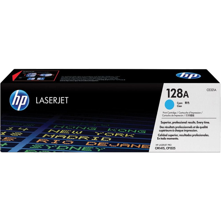 HP 128A cyaan LaserJet tonercartridge (CE321A) toner Cyaan