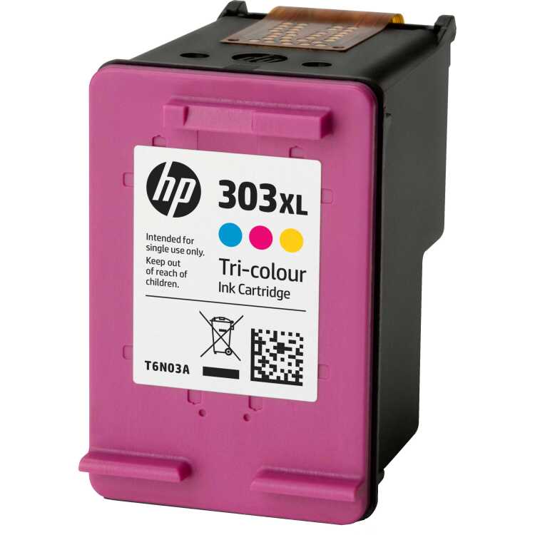 HP 303XL high-capacity drie-kleuren inktcartridge inkt T6N03AE