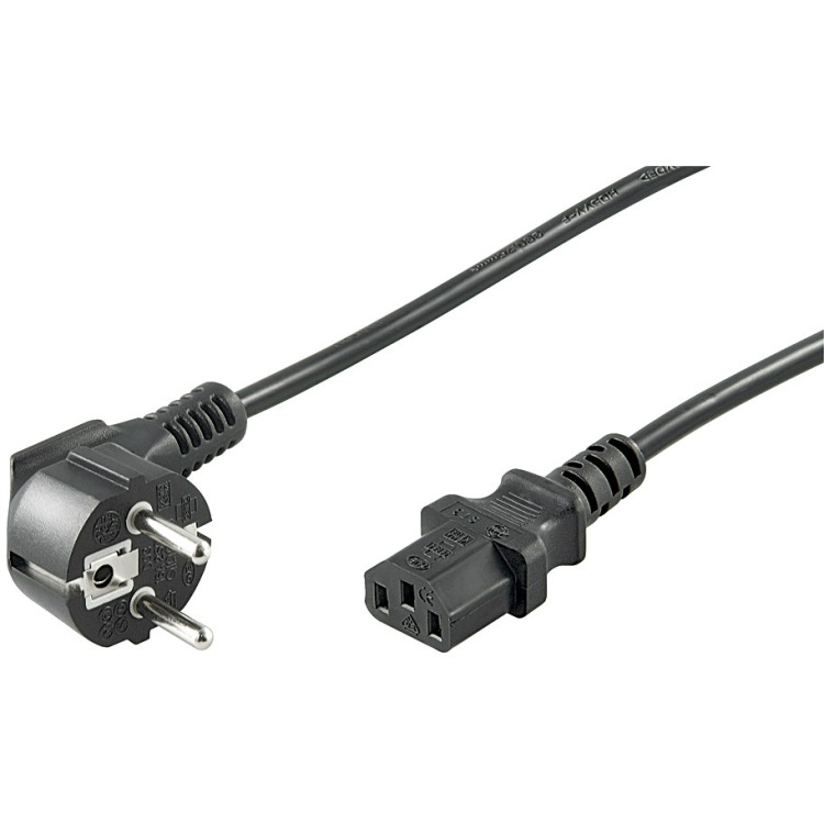 goobay Eurostekker > C13 voedingskabel kabel 2 meter