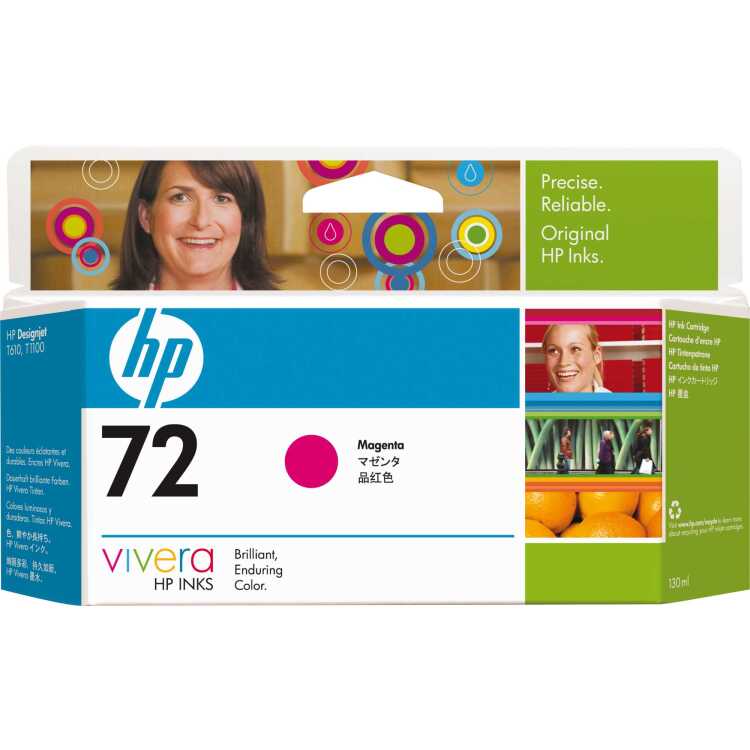 HP 72 Inktcartridge inkt C9372A, Magenta