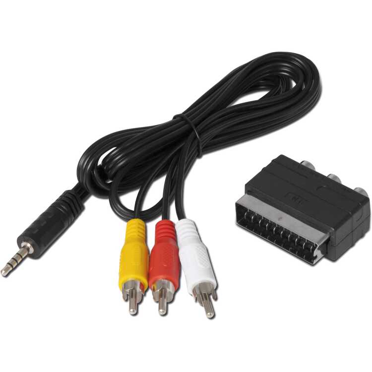 TechniSat Adapterset jack naar Cinch / SCART adapter
