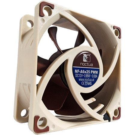 Noctua NF-A6x25 PWM case fan 4-pin PWM aansluiting