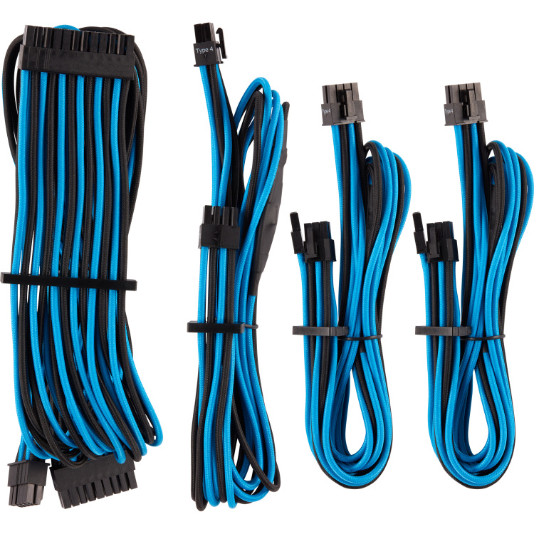 Corsair Premium Individually Sleeved PSU Starter Kit Type 4 Gen 4 kabel 8-delig