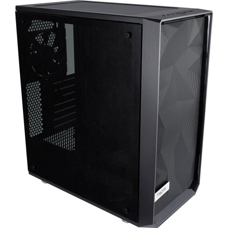 Fractal Design Meshify C Dark Tempered Glass tower behuizing 2x USB-A 3.2 (5 Gbit/s), 2x Audio, Window-kit