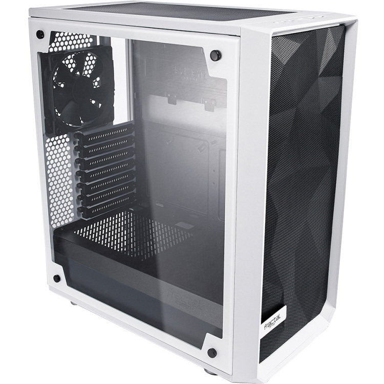 Fractal Design Meshify C Tempered Glass tower behuizing 2x USB-A 3.2 (5 Gbit/s), 2x Audio, Window-kit