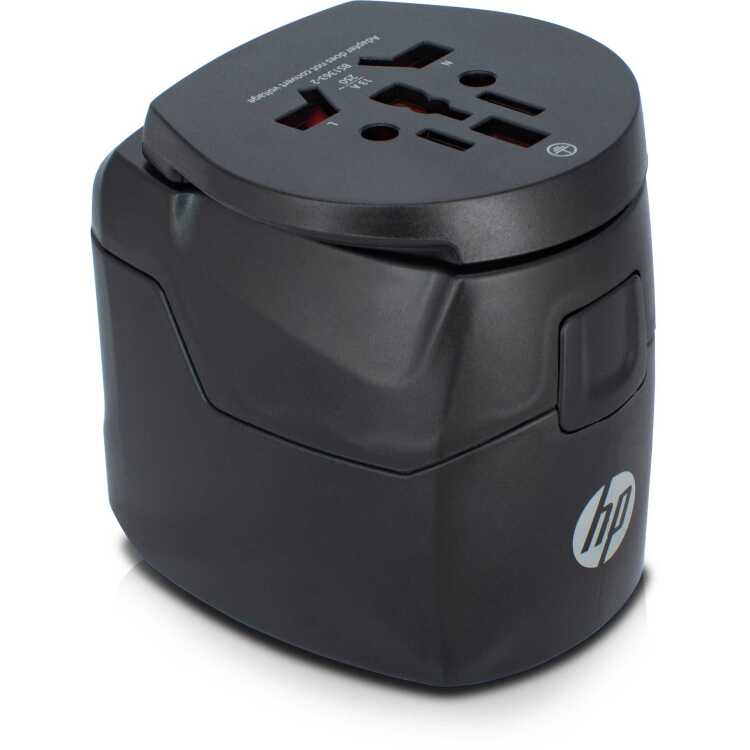 HP Reisadapter World Plug adapter 2x USB