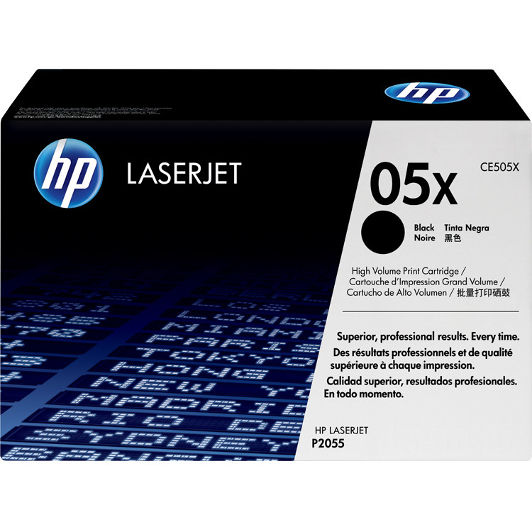HP 05X zwarte LaserJet tonercartridge (CE505X) toner Zwart