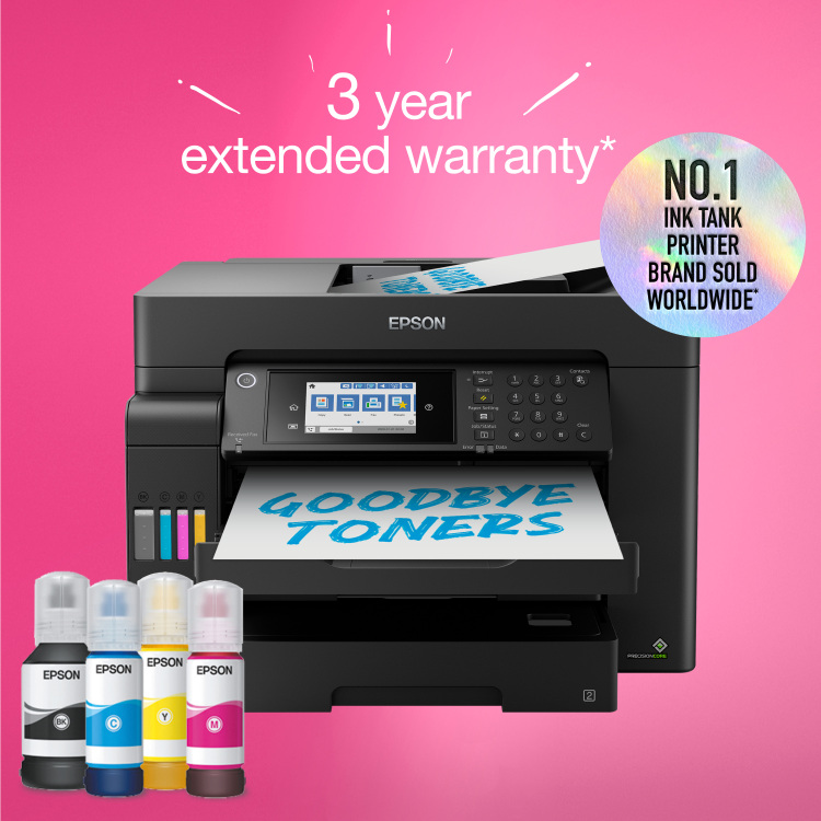 Epson EcoTank ET-16600 all-in-one printer Scannen, Kopiëren, Faxen, LAN, Wi-Fi