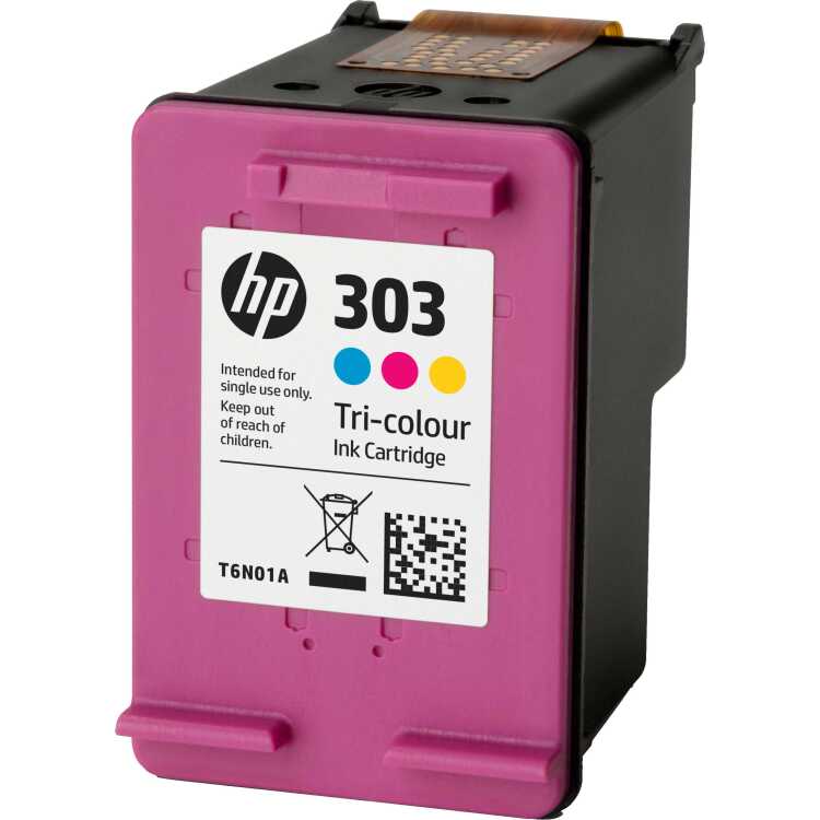 HP 303 drie-kleuren inktcartridge inkt T6N01AE