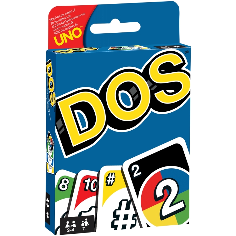 Mattel DOS kaartspel Engels, 2 - 4 spelers, Vanaf 7 jaar