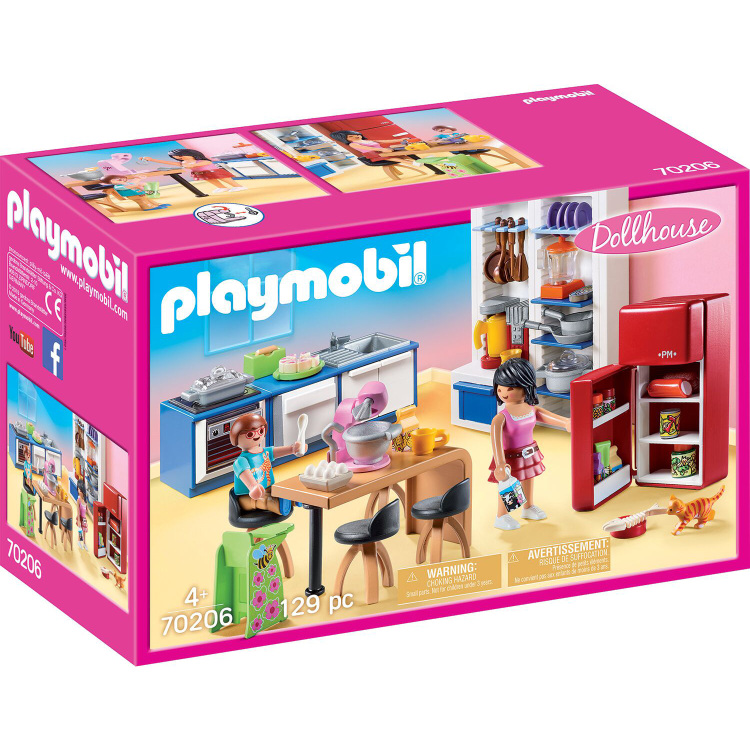 PLAYMOBIL Dollhouse - Leefkeuken constructiespeelgoed 70206