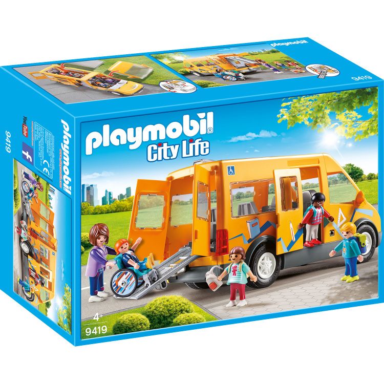 PLAYMOBIL City Life - Schoolbus Constructiespeelgoed 9419