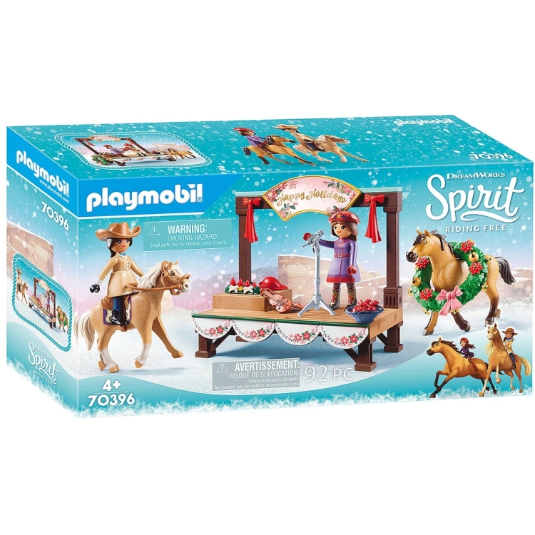 PLAYMOBIL Spirit - Kerstmis Concert constructiespeelgoed 70396