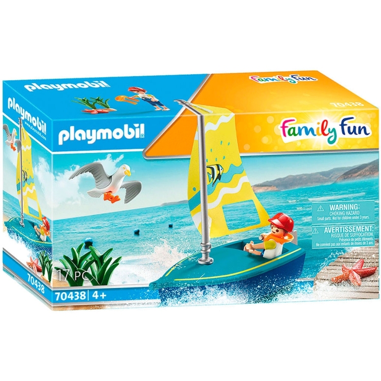 PLAYMOBIL Family Fun - Zeilbootje constructiespeelgoed 70438