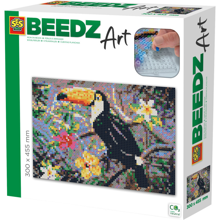 SES Creative BEEDZ Art - Toekan knutselen 06002
