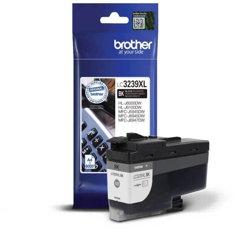 Brother Originele LC-3239XLBK zwarte inktcartridge inkt