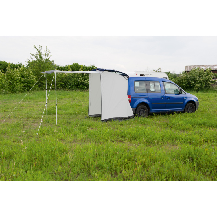 Reimo Achtertent verticaal, zonder stokken tent voor VW Caddy en andere Mini-campers met achterklep