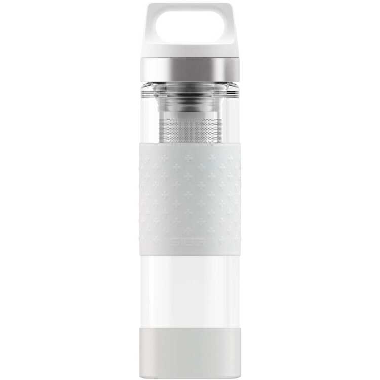 SIGG Hot & Cold Glass White Thermosfles 0,4 Liter thermosfles