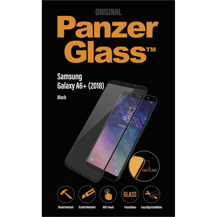 PanzerGlass Screenprotector Samsung Galaxy A6 Plus (2018) beschermfolie