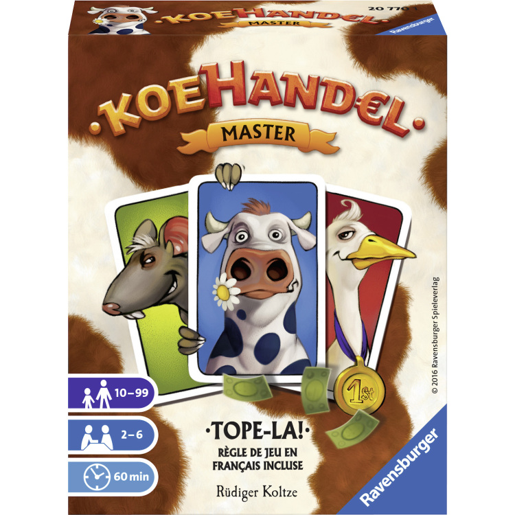 Ravensburger Koehandel Master kaartspel Nederlands, Frans, 2 - 6 spelers, 60 minuten, Vanaf 10 jaar