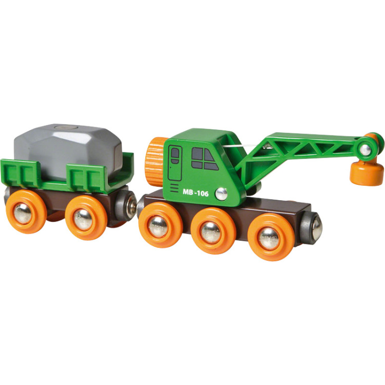 BRIO World - Kraanwagon speelgoedvoertuig