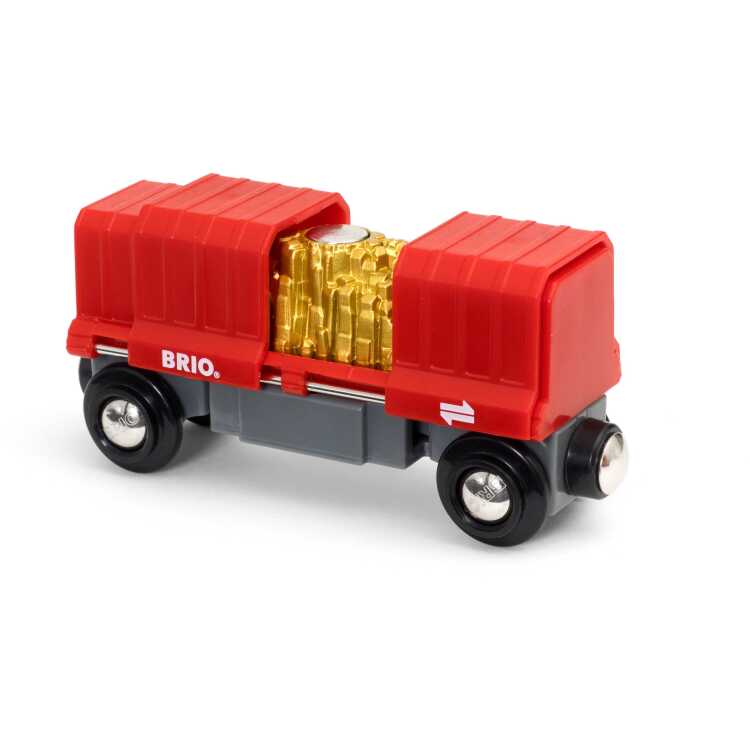 BRIO World - Vrachtwagon met goudlading speelgoedvoertuig