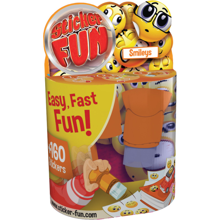Goliath Games Sticker Fun - Smiley knutselen met meer dan 160 stickers