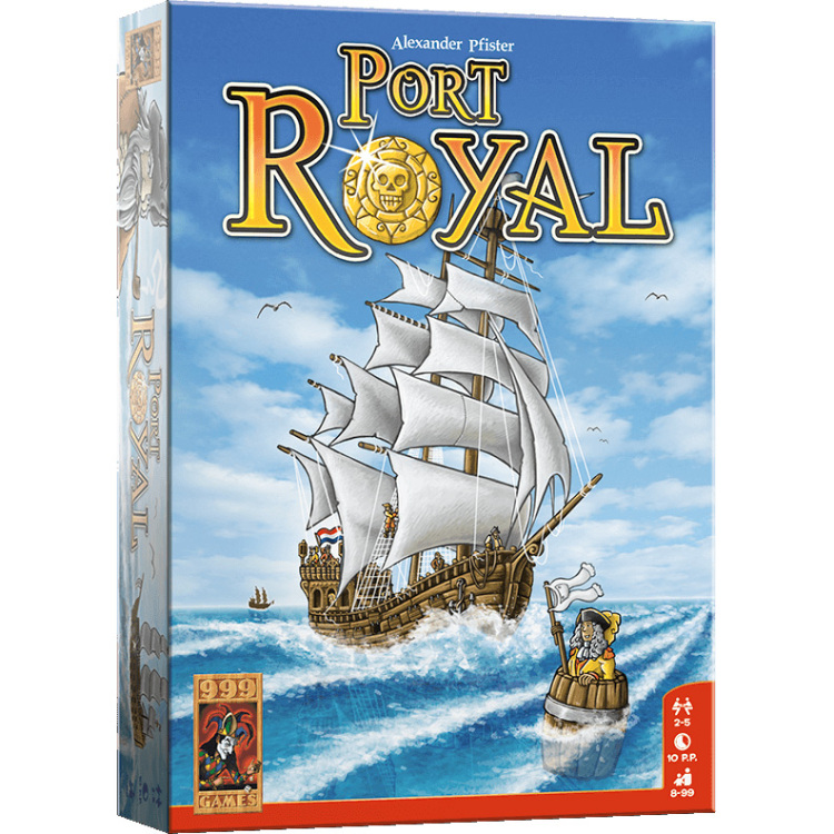 999 Games Port Royal kaartspel Nederlands, 2 - 5 spelers, 10 - 50 minuten, Vanaf 8 jaar