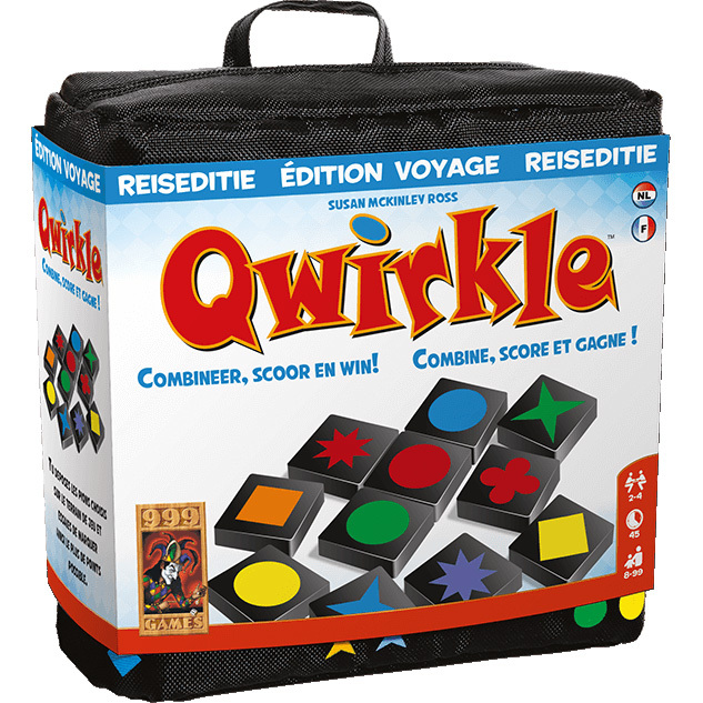 999 Games Qwirkle Reiseditie bordspel Nederlands, Frans, 2 - 4 spelers, 45 minuten, Vanaf 8 jaar