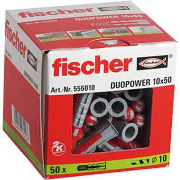fischer DuoPower 10x50 plug 50 stuks