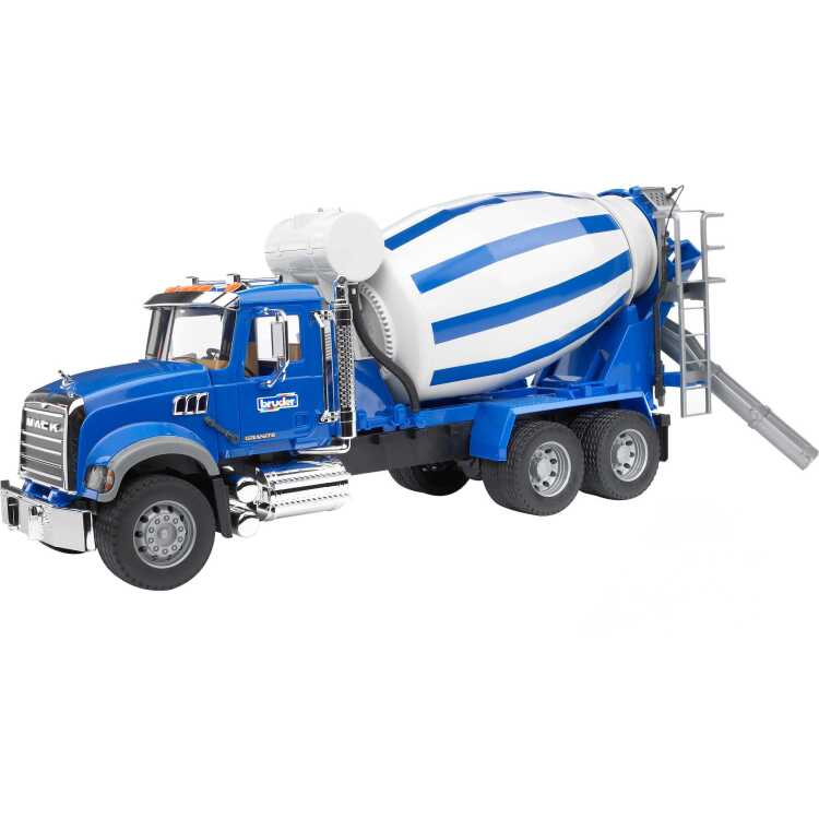 bruder MACK Granite truck met betonmixer modelvoertuig 02814