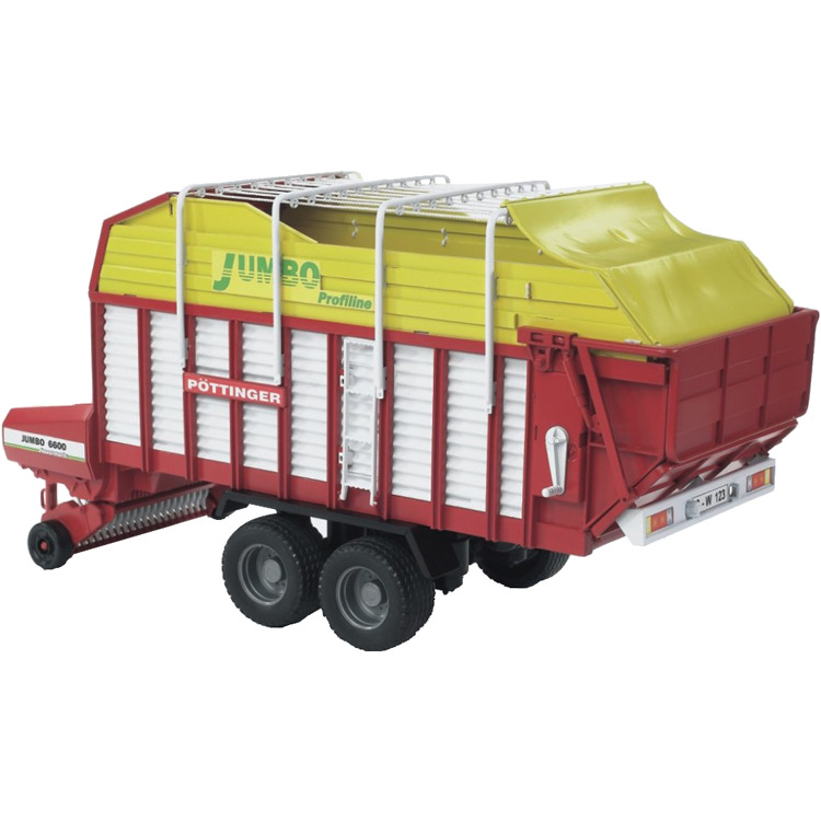 bruder Pöttinger Jumbo 6600 Profiline opraapwagen modelvoertuig 02214