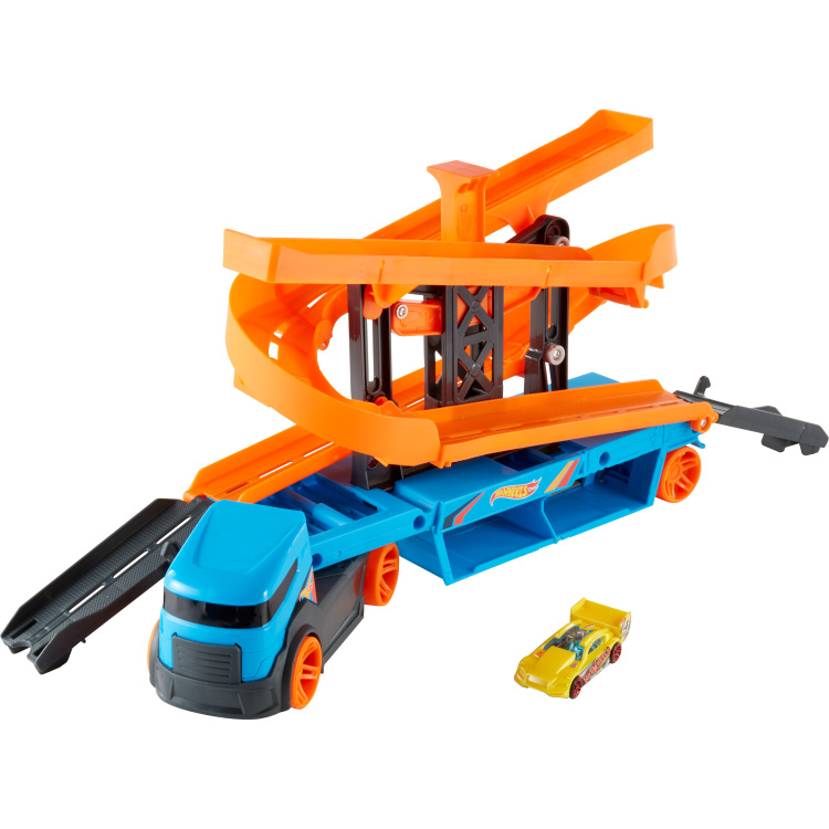 Hot Wheels City - Mega Action Transporter speelgoedvoertuig