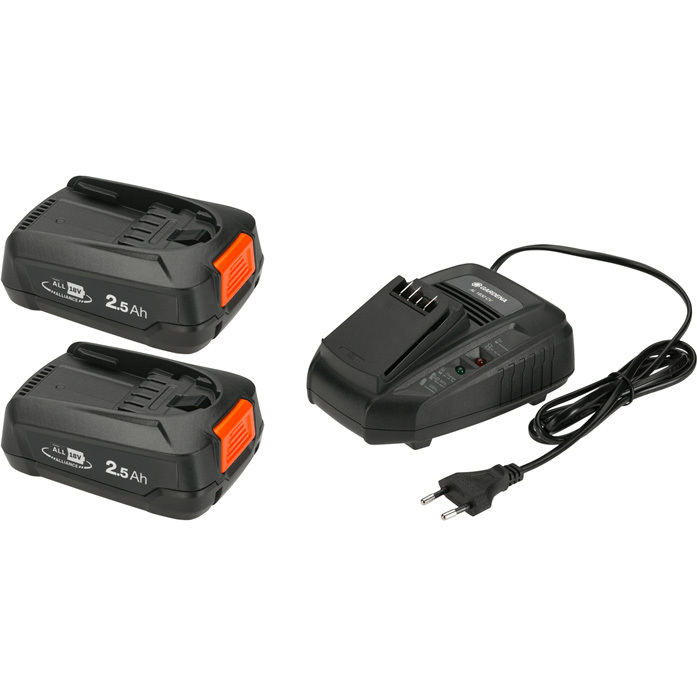 GARDENA Startset P4A QC+2x2,5 Ah set 14907-20