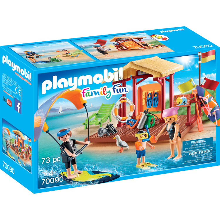 PLAYMOBIL Family Fun - Watersportschool constructiespeelgoed 70090