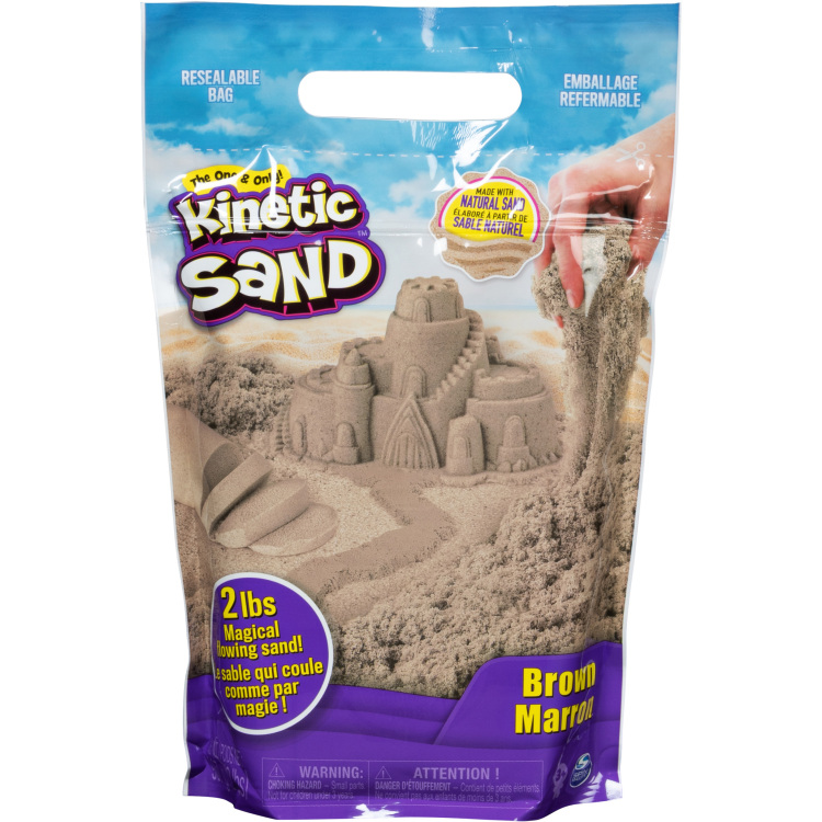 Spin Master Kinetic Sand - Bruin speelzand 907 g