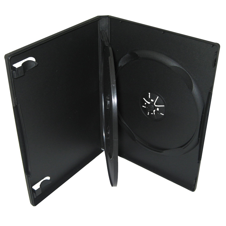MediaRange 3delige-DVD-Box black sleeve 50 stuks