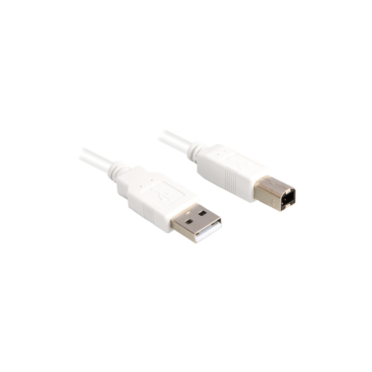Sharkoon USB 2.0 Kabel, USB-A > USB-B kabel 2 meter