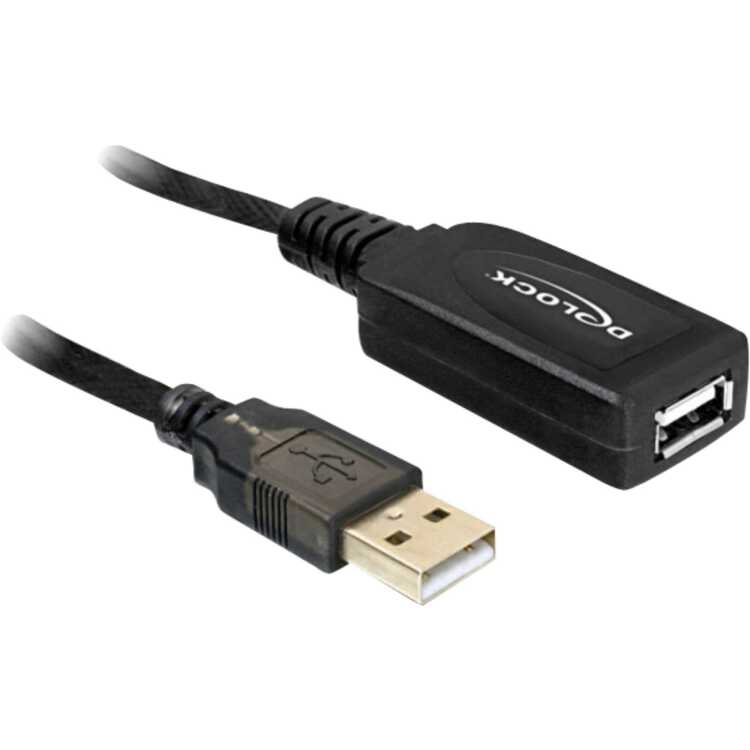 DeLOCK Actieve USB 2.0 verlengkabel 20 meter