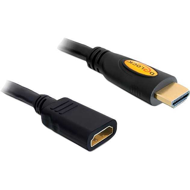DeLOCK HDMI (male) > HDMI (female) verlengkabel 1 meter