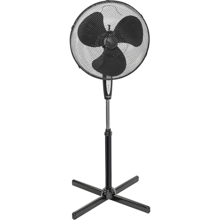 Bestron ASV45ZR Statiefventilator met afstandsbediening en digitale timer ventilator Ø 45 cm | in hoogte verstelbare telescoopstang tot 122 cm
