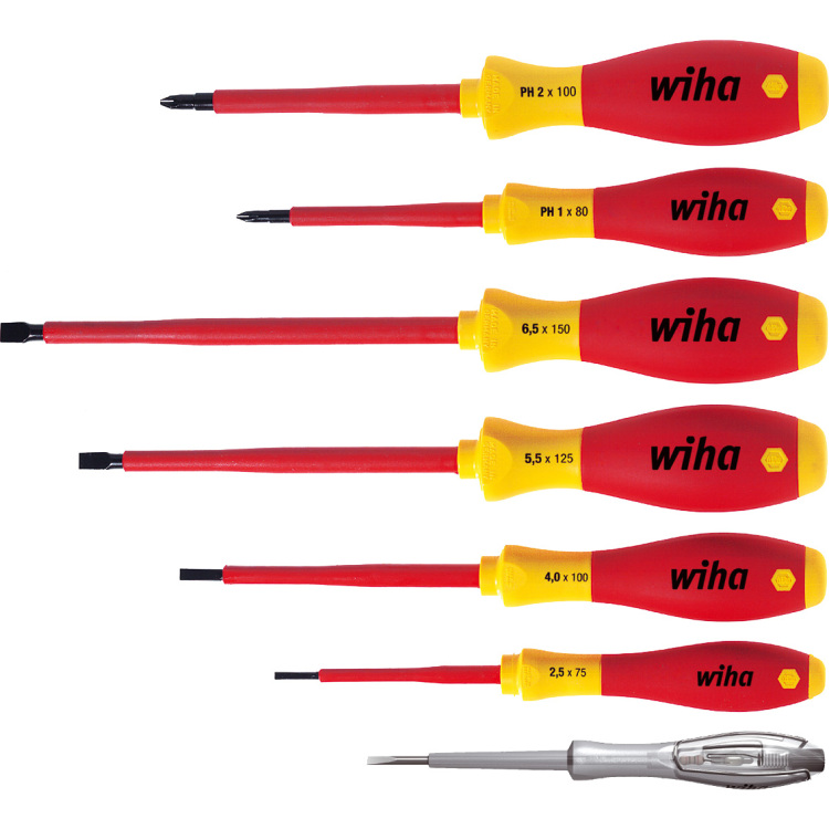 Wiha Schroevendraaierset SoftFinish electric schroevendraaier 7-delig